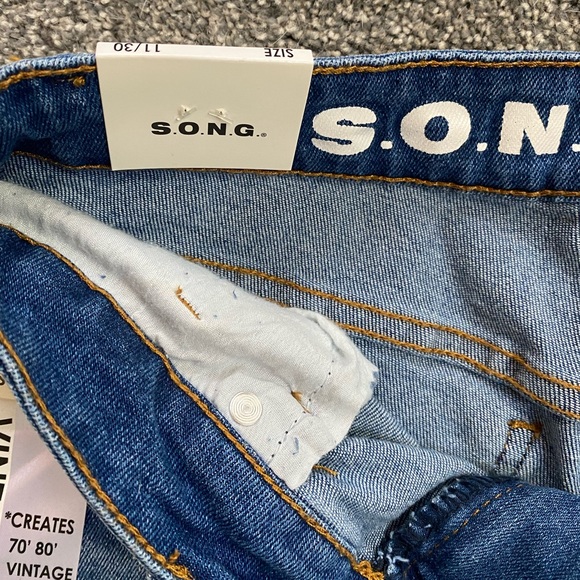 High Rise Jean Shorts - Picture 9 of 11